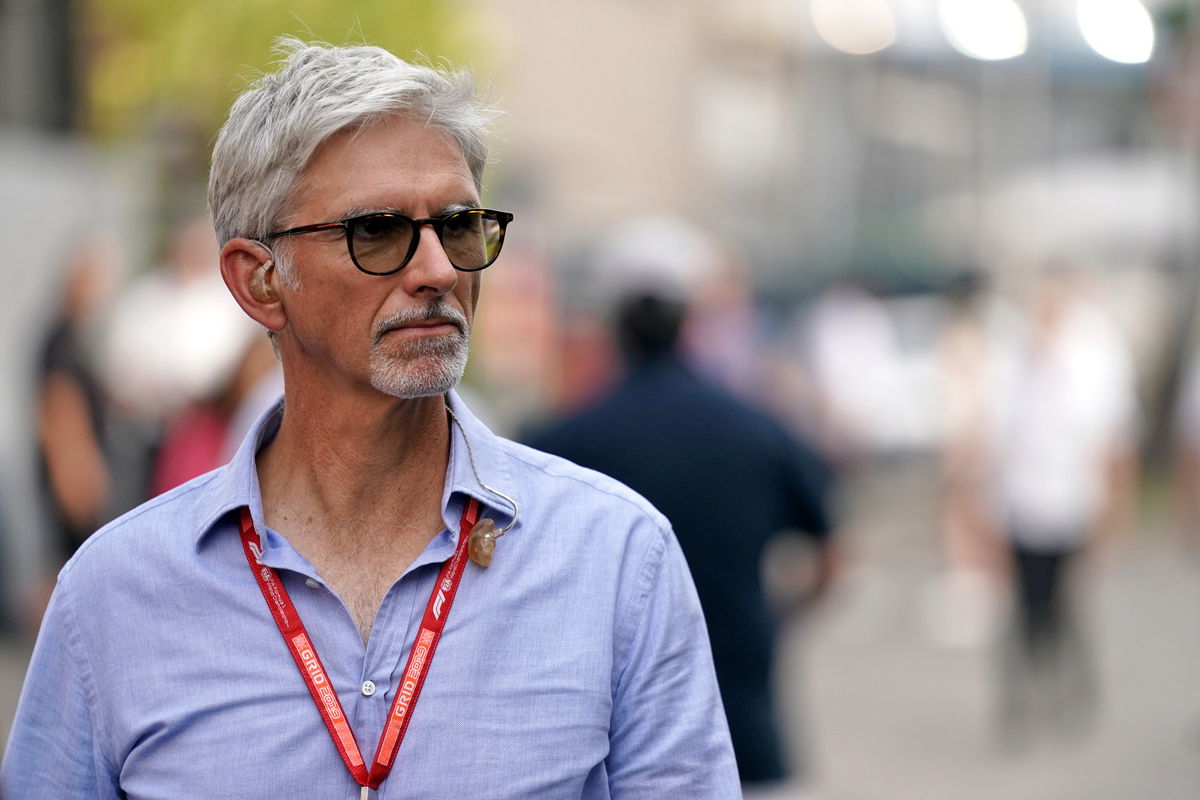 Veteran Sky F1 pundit Damon Hill has announced he will leave the broadcaster. Image: Dungan / XPB Images