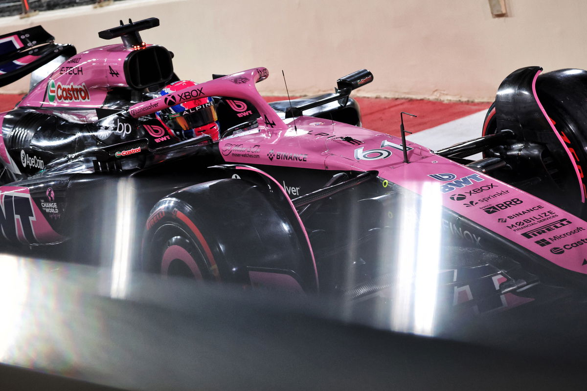 Jack Doohan is taking the positives out of his first qualifying session as a Formula 1 race driver. Image: Bearne / XPB Images