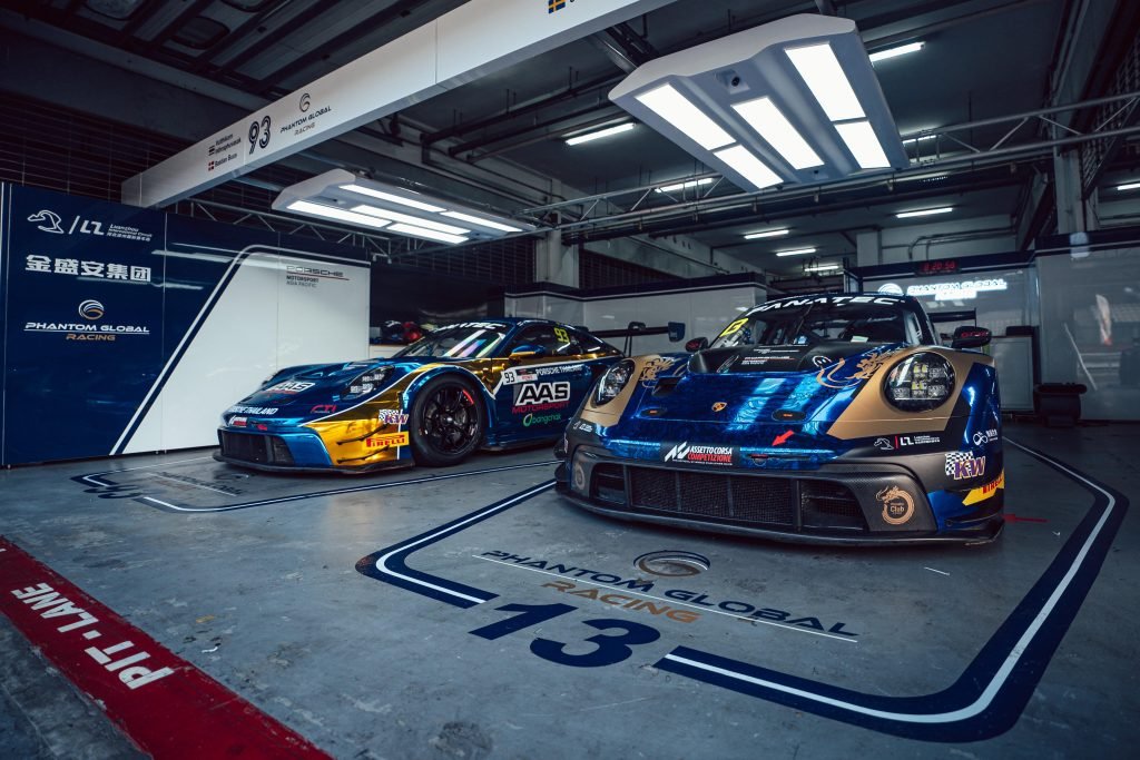 The Phantom Global Racing Porsches. Image: Supplied