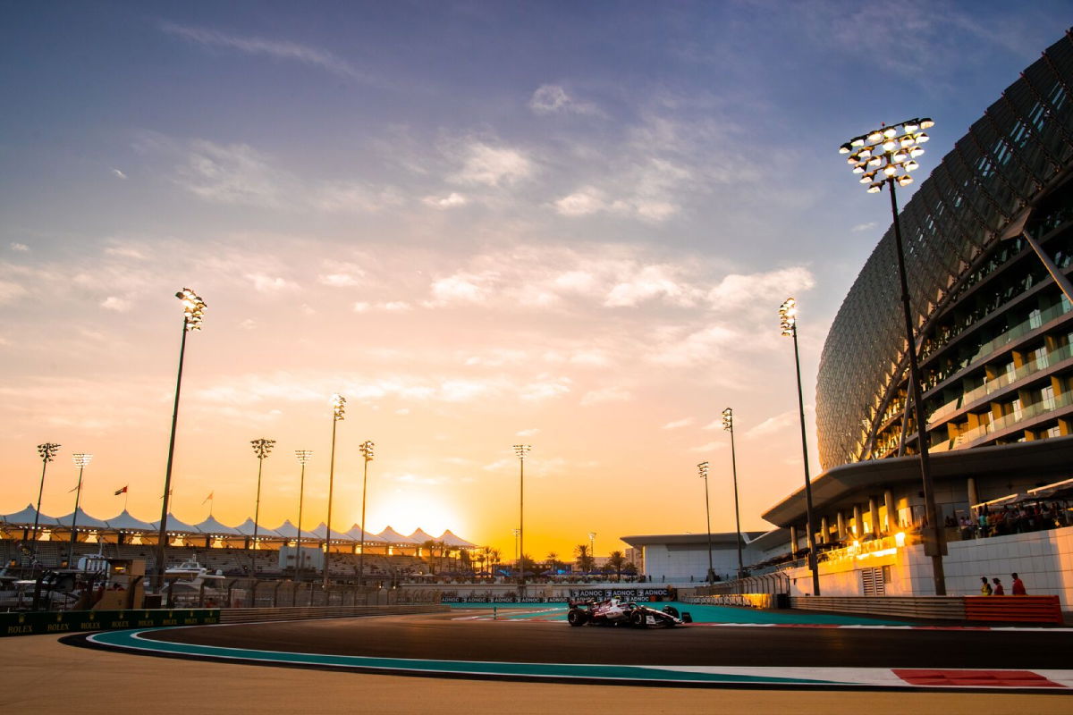 Yas Marina hosts the final Formula 1 test of 2022