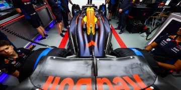 Just three teams have upgrades for the Azerbaijan Grand Prix, with Red Bull Racing's the most significant. Image: Mark Thompson/Getty Images/Red Bull Content Pool