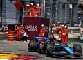 Alpine team boss Bruno Famin was livid after his two cars collided on the opening lap of the Monaco Grand Prix. Image: Batchelor / XPB Images