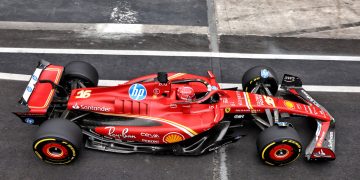 Ferrari has introduced a new front wing and floor combination in its quest to chase down McLaren in the constructors' championship. Image: Batchelor / XPB Images