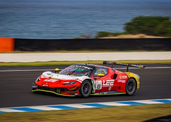 One of the Arise Ferraris at Phillip Island. Image: Supplied