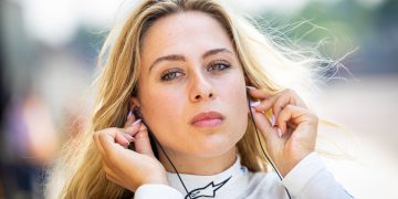 Sophia Flörsch has suggested motorsport’s drive for increased female participation is nothing more than “pinkwashing”. Image: XPB Images