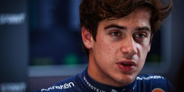 Rookie sensation Franco Colapinto has been linked to a move to Red Bull Racing in place of the struggling Sergio Perez. Image: Charniaux / XPB Images