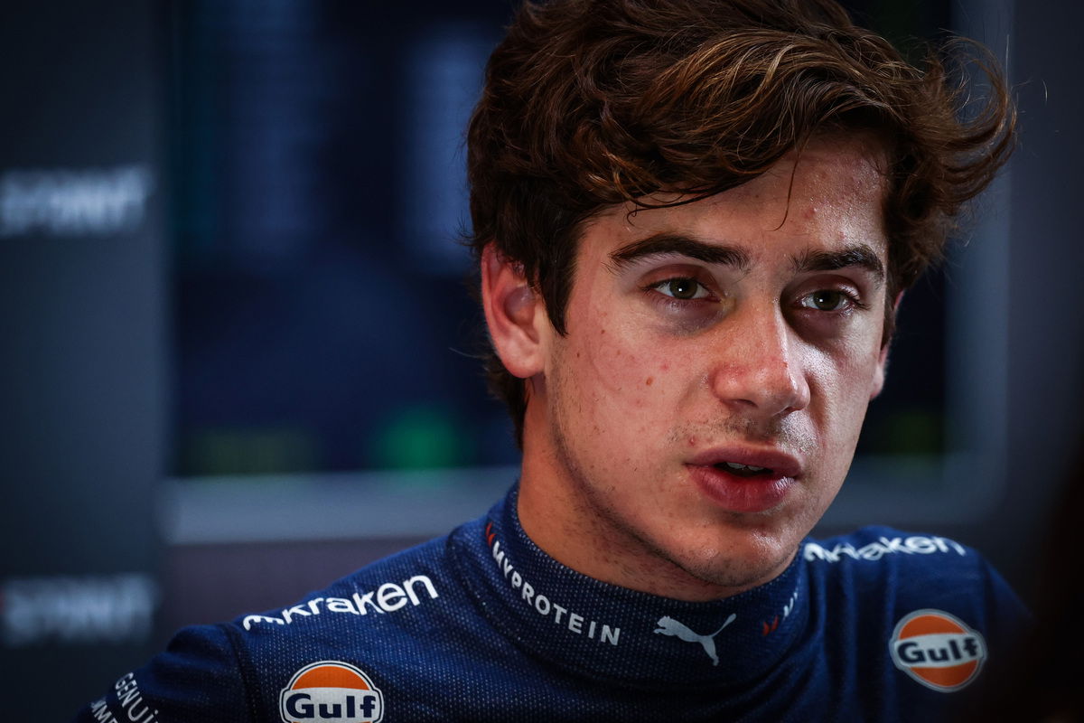 Rookie sensation Franco Colapinto has been linked to a move to Red Bull Racing in place of the struggling Sergio Perez. Image: Charniaux / XPB Images