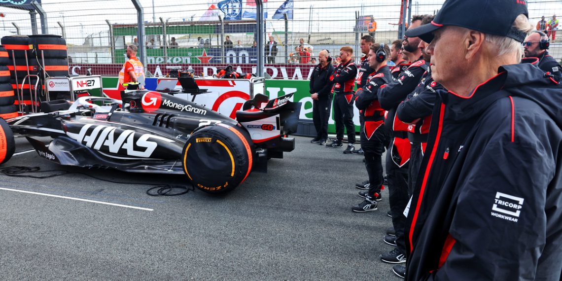 Authorities in the Netherlands have cleared the Haas F1 to leave the country. Image: Batchelor / XPB Images