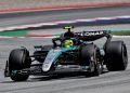 Lewis Hamilton topped the second practice session for the Spanish Grand Prix from Carlos Sainz and Lando Norris. Image: Rew / XPB Images