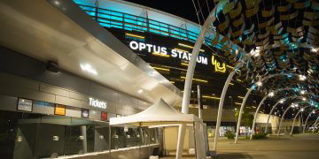 Perth's Optus Stadium could be the centrepiece to the new street race.