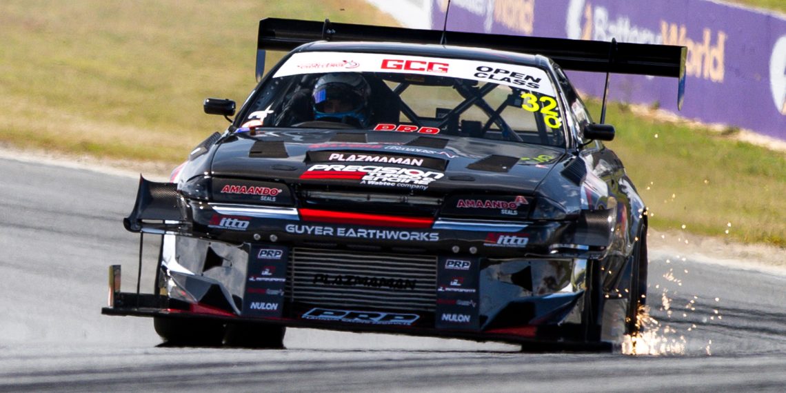 Tim Slade in the Xtreme GTR Nissan Skyline.