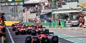 Provisional starting grid for the Formula 1 Italian Grand Prix at Monza. Image: Batchelor / XPB Images