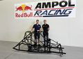 Triple Eight Race Engineering team principal Jamie Whincup (left) with Aussie Racing Cars CEO Brad Ward.