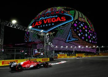 Max Verstappen has his first chance to seal the 2024 world championship in Las Vegas. Image: Charniaux / XPB Images