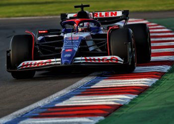 Liam Lawson is optimistic heading towards qualifying for the Formula 1 Mexico City Grand Prix following a positive Friday. Image: Coates / XPB Images