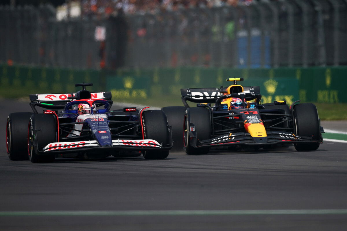 Red Bull motorsport boss Dr Helmut Marko has blamed Liam Lawson for the collision with Sergio Perez during the Mexico City Grand Prix. Image: Jared C. Tilton/Getty Images/Red Bull Content Pool