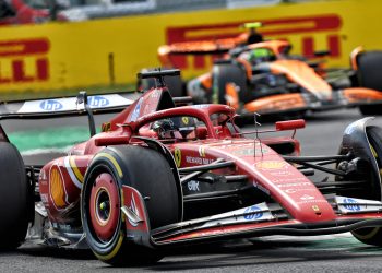 Charles Leclerc handed Ferrari a surprise victory on home soil in sensational style. Image: Batchelor / XPB Images