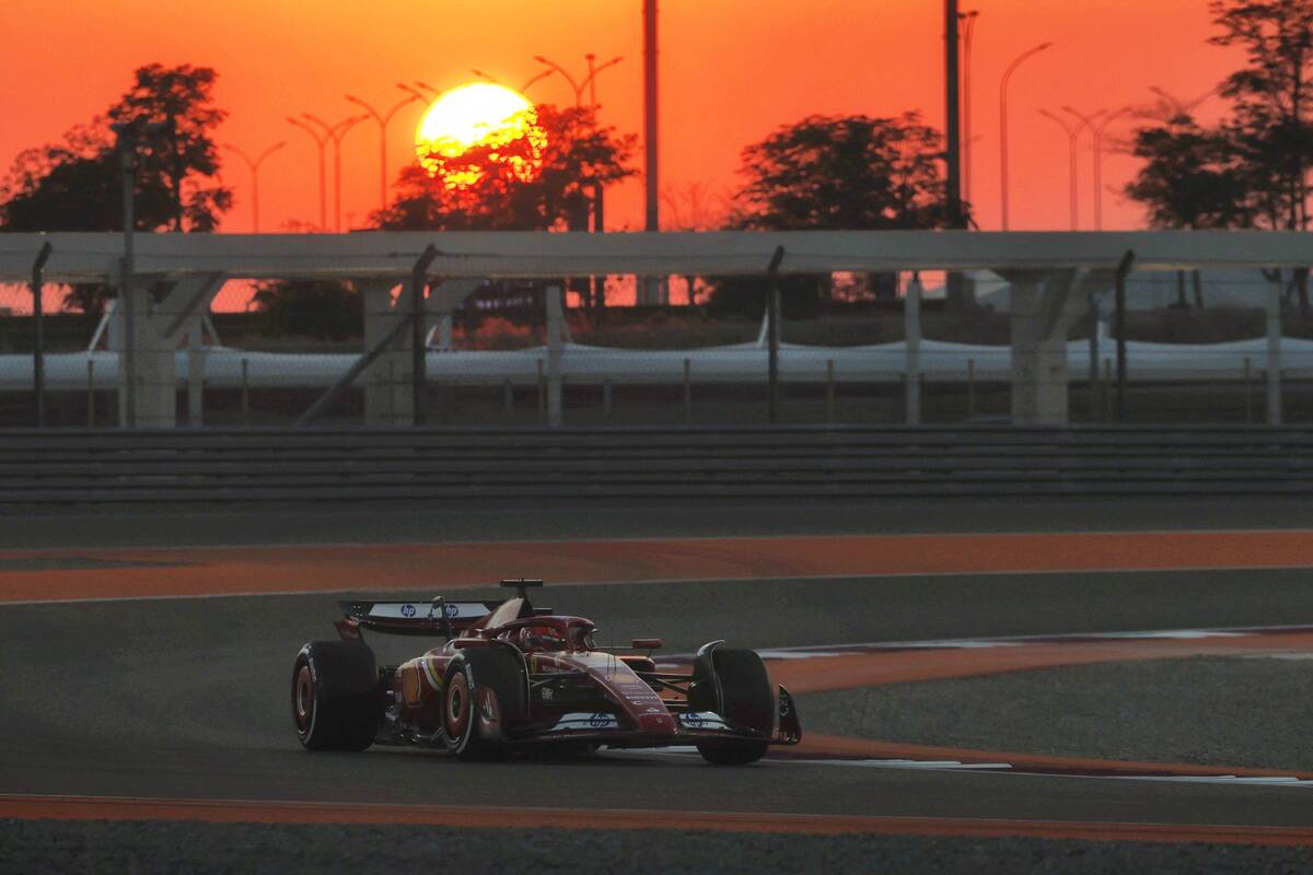 Charles Leclerc has dominated the only practice session of the weekend ahead of the Formula 1 Qatar Grand Prix. Image: XPB Images