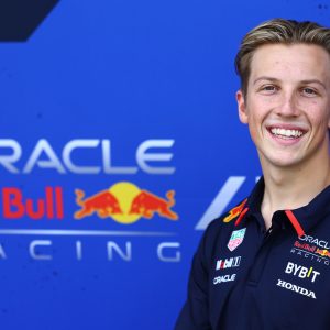 Liam Lawson will drive for Red Bull Racing alongside Max Verstappen in place of Sergio Perez in F1 2025. Image: Mark Thompson/Getty Images/Red Bull Content Pool