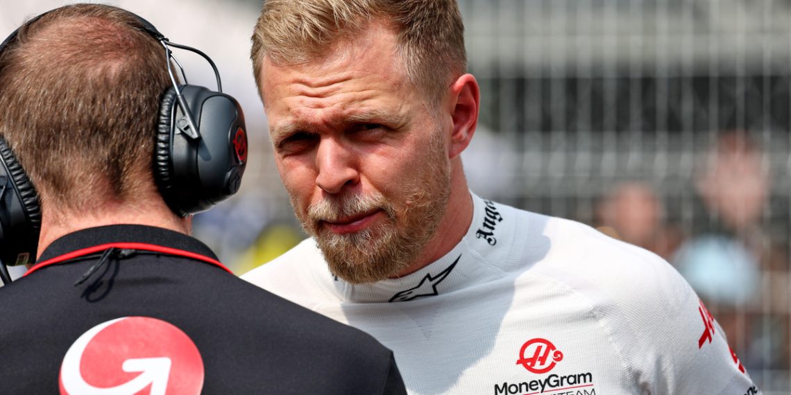 Kevin Magnussen will miss the entirety of the Sao Paulo Grand Prix, the Haas team has confirmed. Image: Charniaux / XPB Images