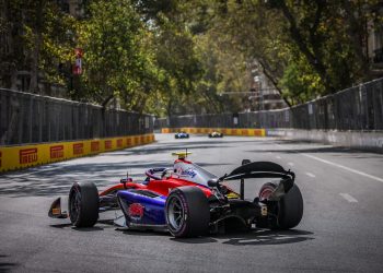 A fine drive from Christian Mansell saw the young Australian finish eighth in his first Formula 2 race. Image: XPB Images