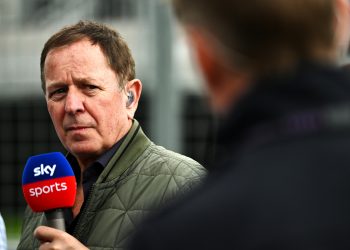 Legendary F1 commentator and ex-racer Martin Brundle has been named among the Kings’ New Year Honours List. Image: Price / XPB Images