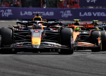 Max Verstappen has claimed that the penalties he accumulated during the Mexico City Grand Prix were a result of the car not being fast enough. Image: Charniaux / XPB Images