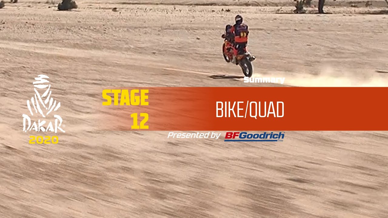 VIDEO: Dakar Stage 12 highlights