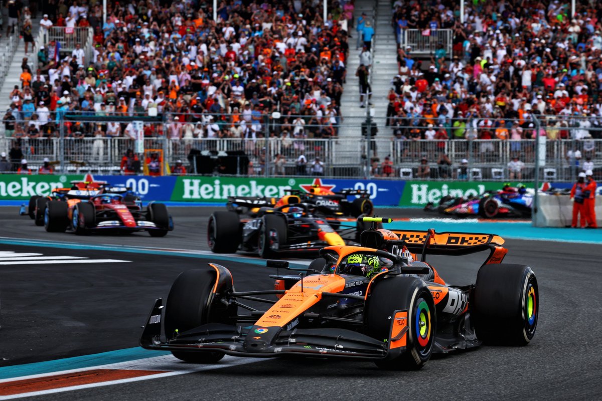Victory for Lando Norris in the Miami Grand Prix marked a turning point for McLaren. Image: Coates / XPB Images