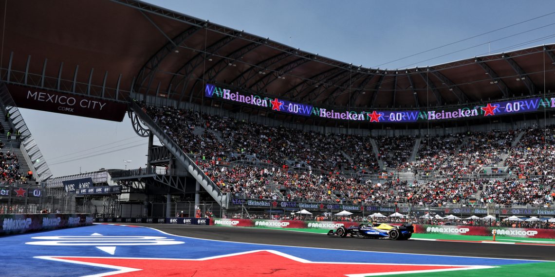 Full results from Free Practice 2 from the Formula 1 Mexico City Grand Prix at Autódromo Hermanos Rodríguez. Image: Moy / XPB Images