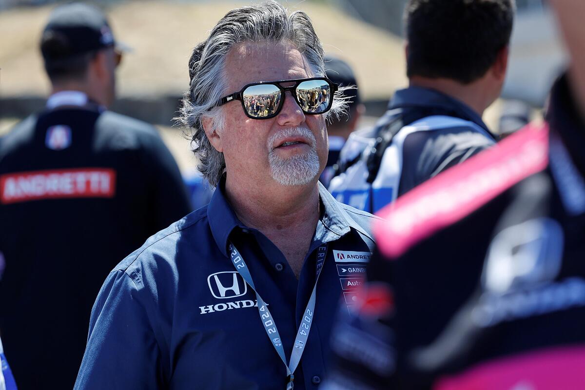 Andretti Global founder Michael Andretti is giving up his ownership stake in the organisation. Image: Penske Entertainment/Paul Hurley