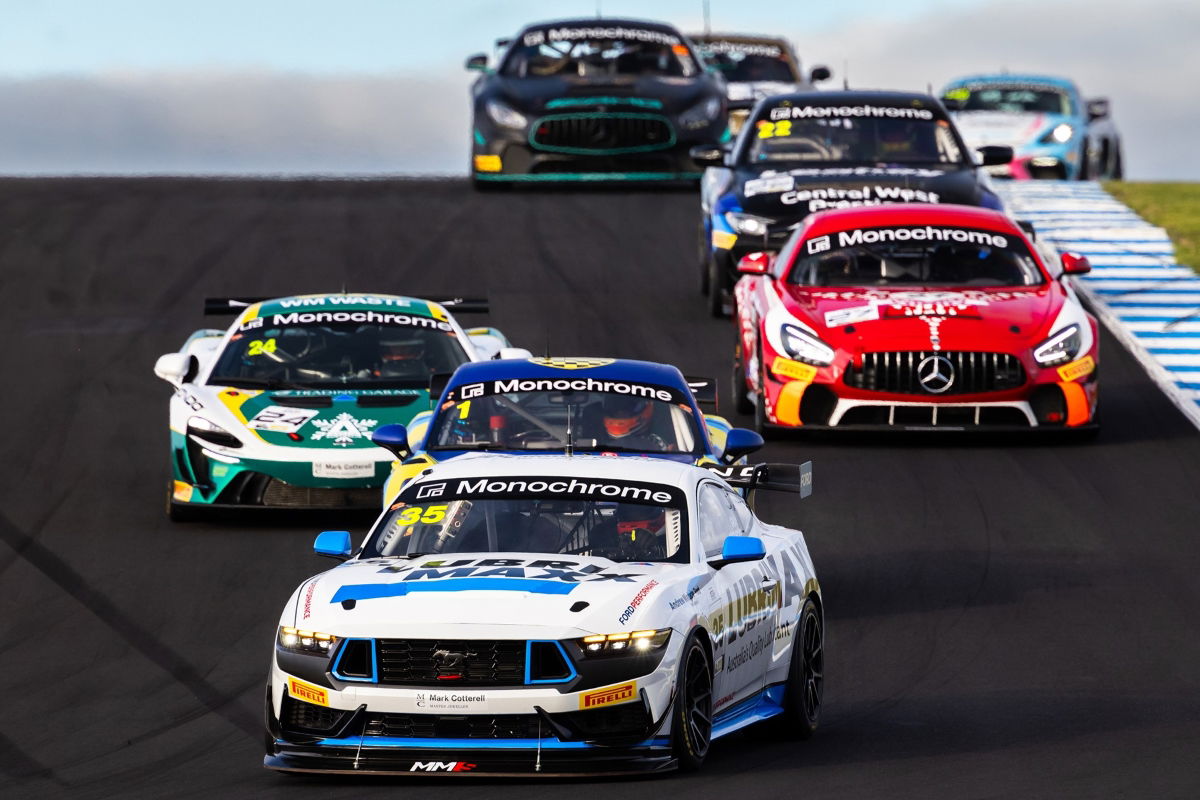 Competitive Monochrome GT4 Australia field for Round 2 at The Bend