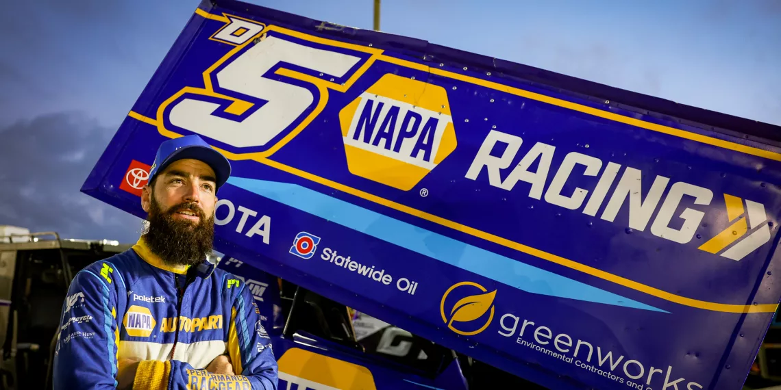 James McFadden is the first confirmed entry for the Adelaide 500 speedway shows. Image: NAPA