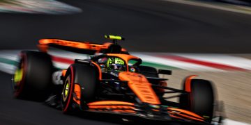 Lando Norris has claimed pole position for the Italian Grand Prix. Image: Charniaux / XPB Images