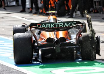 Lando Norris has slammed Max Verstappen following their crash during the Austrian Grand Prix. Image: Batchelor / XPB Images