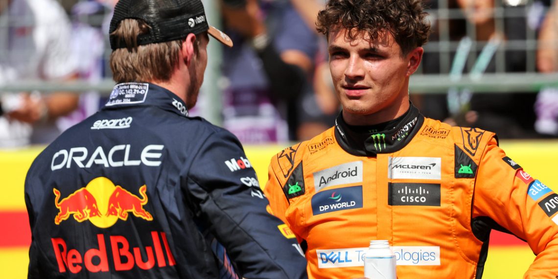 Lando Norris heads into this weekend’s Formula 1 Las Vegas Grand Prix needing a big result. Image: Bearne / XPB Images