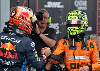 Lando Norris believes he and McLaren are capable of mounting a world championship challenge against Max Verstappen and Red Bull Racing. Image: Rew / XPB Images