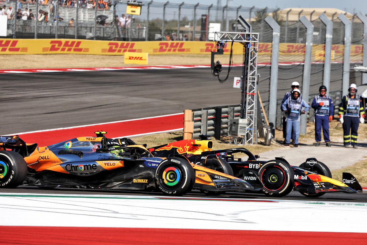 McLaren has exercised its Right of Review over the five-second time penalty handed to Lando Norris at the United States Grand Prix. Image: Bearne / XPB Images