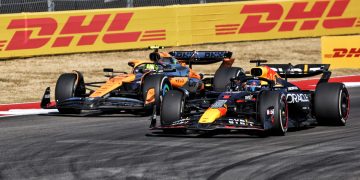 McLaren has had its Right of Appeal petition over Lando Norris’ five-second time penalty in the United States Grand Prix rejected by the FIA. Image: Bearne / XPB Images