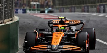 Jacques Villeneuve believes a mistake from Lando Norris ultimately eliminated him in Qualifying 1 for the Azerbaijan Grand Prix. Image: Coates / XPB Images