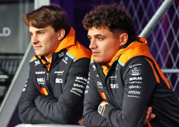 Oscar Piastri and Lando Norris have downplayed the prospects of McLaren employing team orders Image: Batchelor / XPB Images