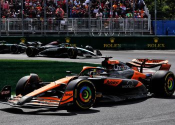 Oscar Piastri has admitted that there was little he could have done to hold back Mercedes late in the Canadian Grand Prix. Image: Coates / XPB Images