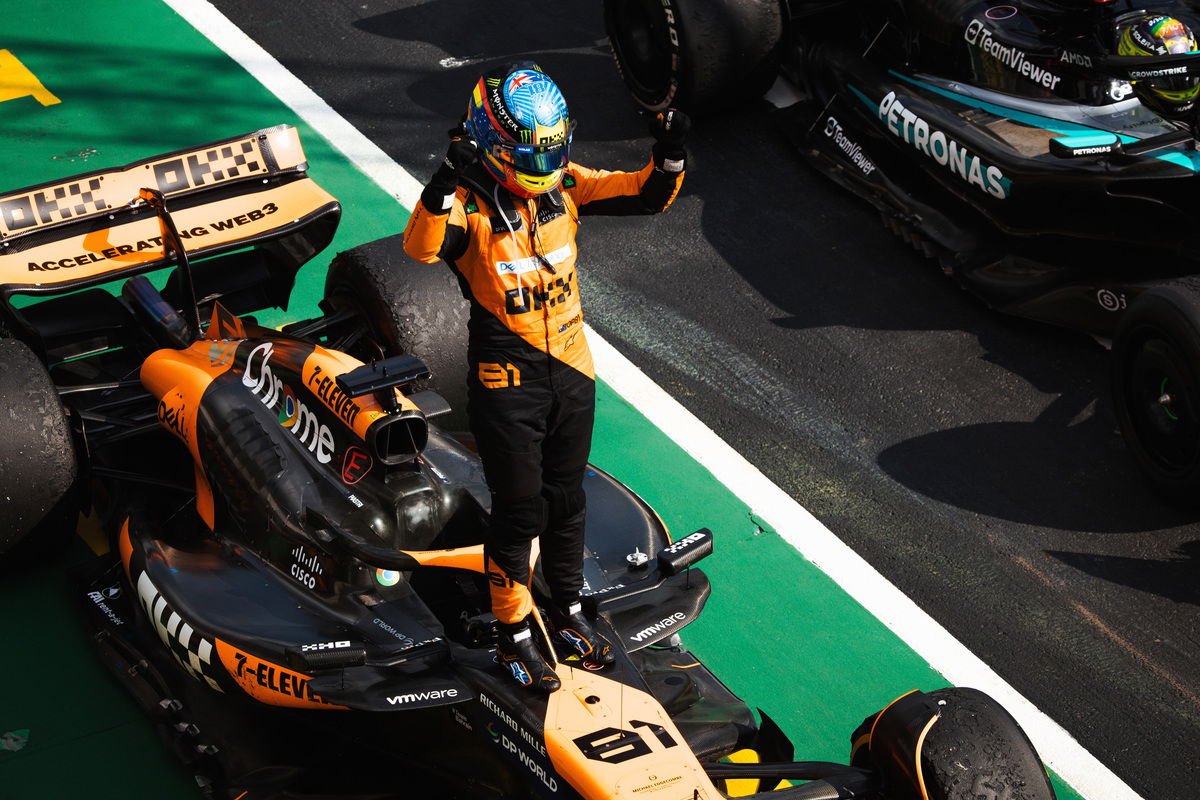 Oscar Piastri is F1’s newest race winner after breaking his duck at the Hungarian Grand Prix. Image: Bearne / XPB Images