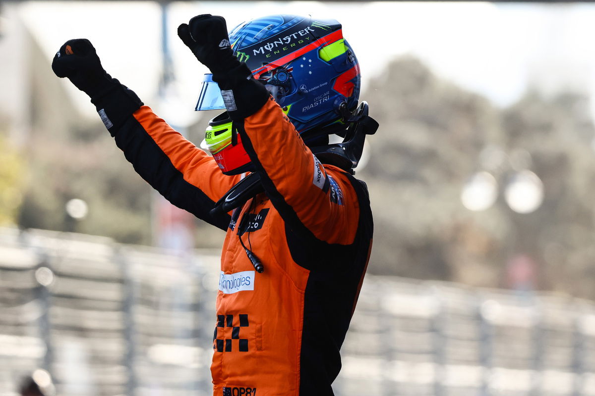 Oscar Piastri described his incredible drive in the Azerbaijan Grand Prix as “my best win of my career.” Image: Charniaux / XPB Images