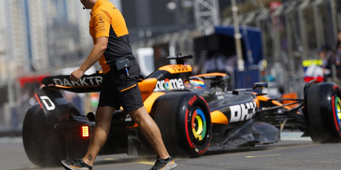 Oscar Piastri has described the progress made by McLaren over the past two seasons as “remarkable”. Image: REUTERS/Maxim Shemetov