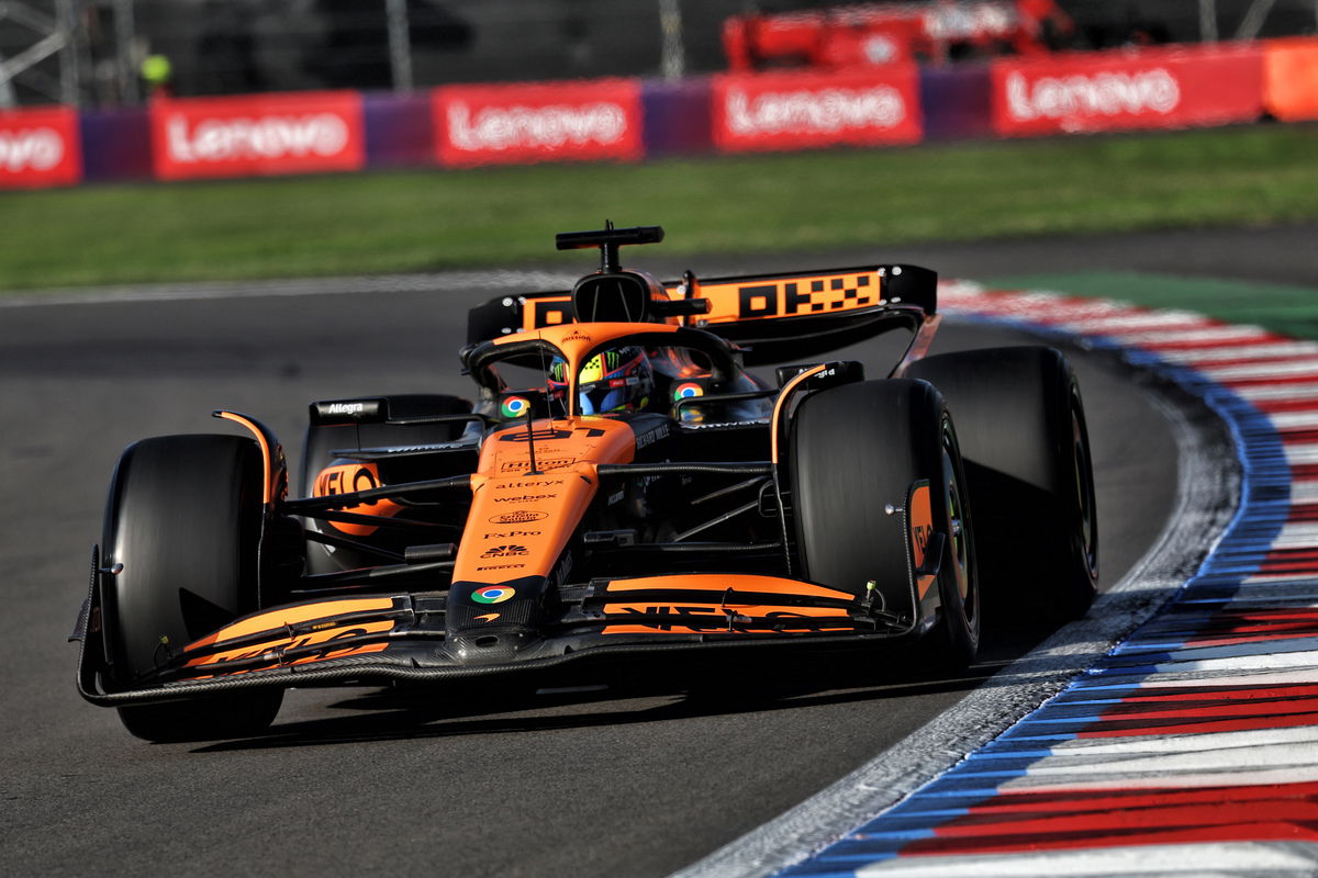 Oscar Piastri described the error that saw him out of qualifying for the Mexico City Grand Prix as both “painful” and “silly”. Image: Moy / XPB Images