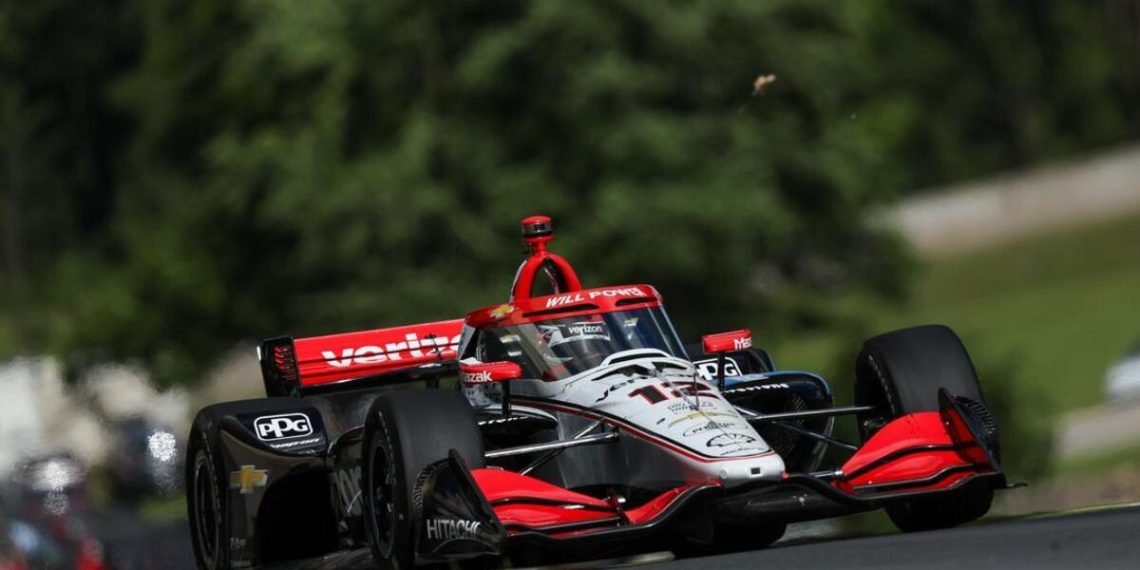 Will Power has ended a two-year winless streak to head a Penske one-two-three. Image: IndyCar