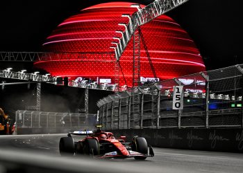 Full results from Free Practice 1 from the Formula 1 Las Vegas Grand Prix at Las Vegas Strip Circuit. Image: Price / XPB Images