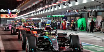 Provisional starting grid for the Formula 1 Las Vegas Grand Prix at Las Vegas Strip Circuit. Image: Batchelor / XPB Images