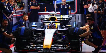 Red Bull Racing has hit the headlines following the revelation of a device that allows it to adjust the ride height of its car. Image: Mark Thompson/Getty Images/Red Bull Content Pool